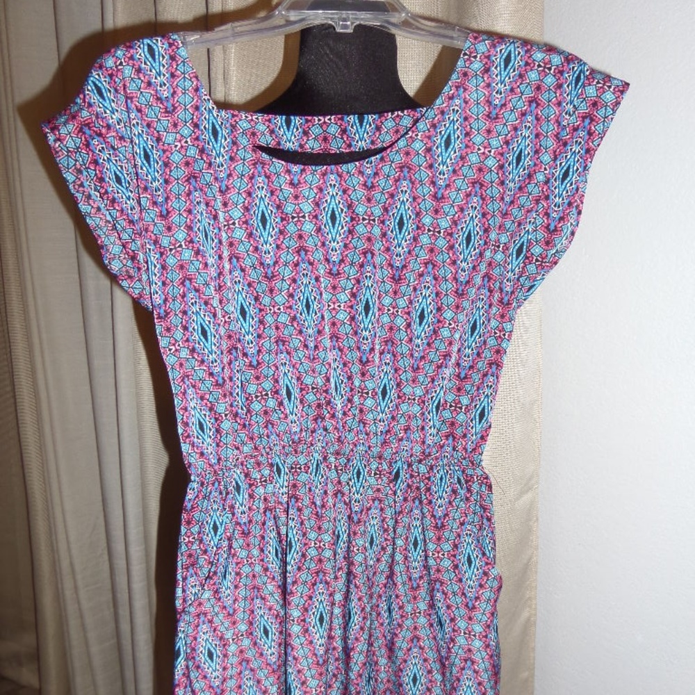 🌵PINK ROSE Women's Size S Sleeveless MIDI DRESS